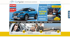Desktop Screenshot of carsprint.pl